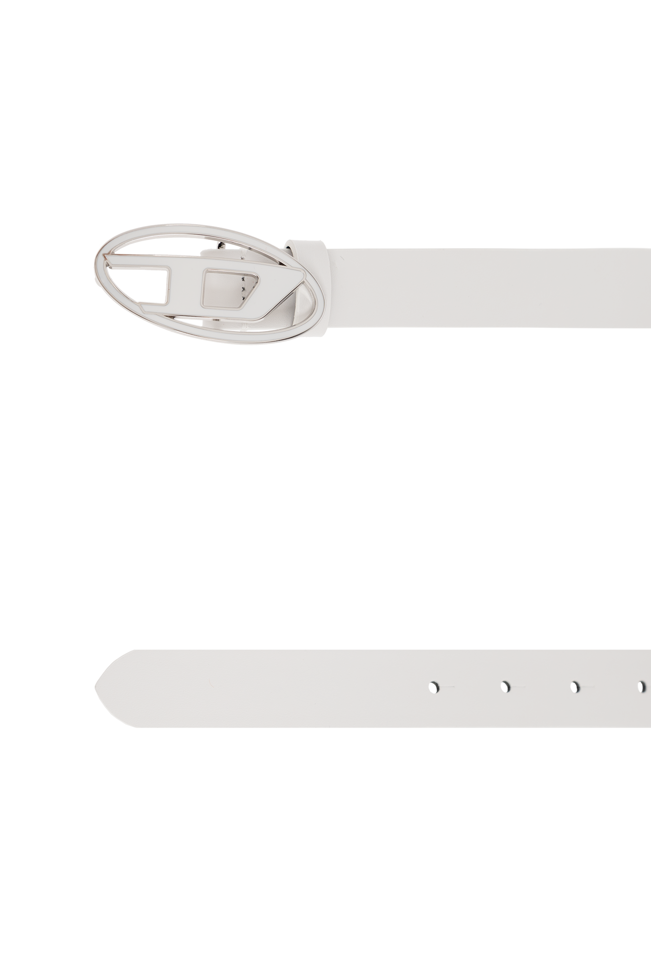 White Leather belt Diesel - Vitkac GB